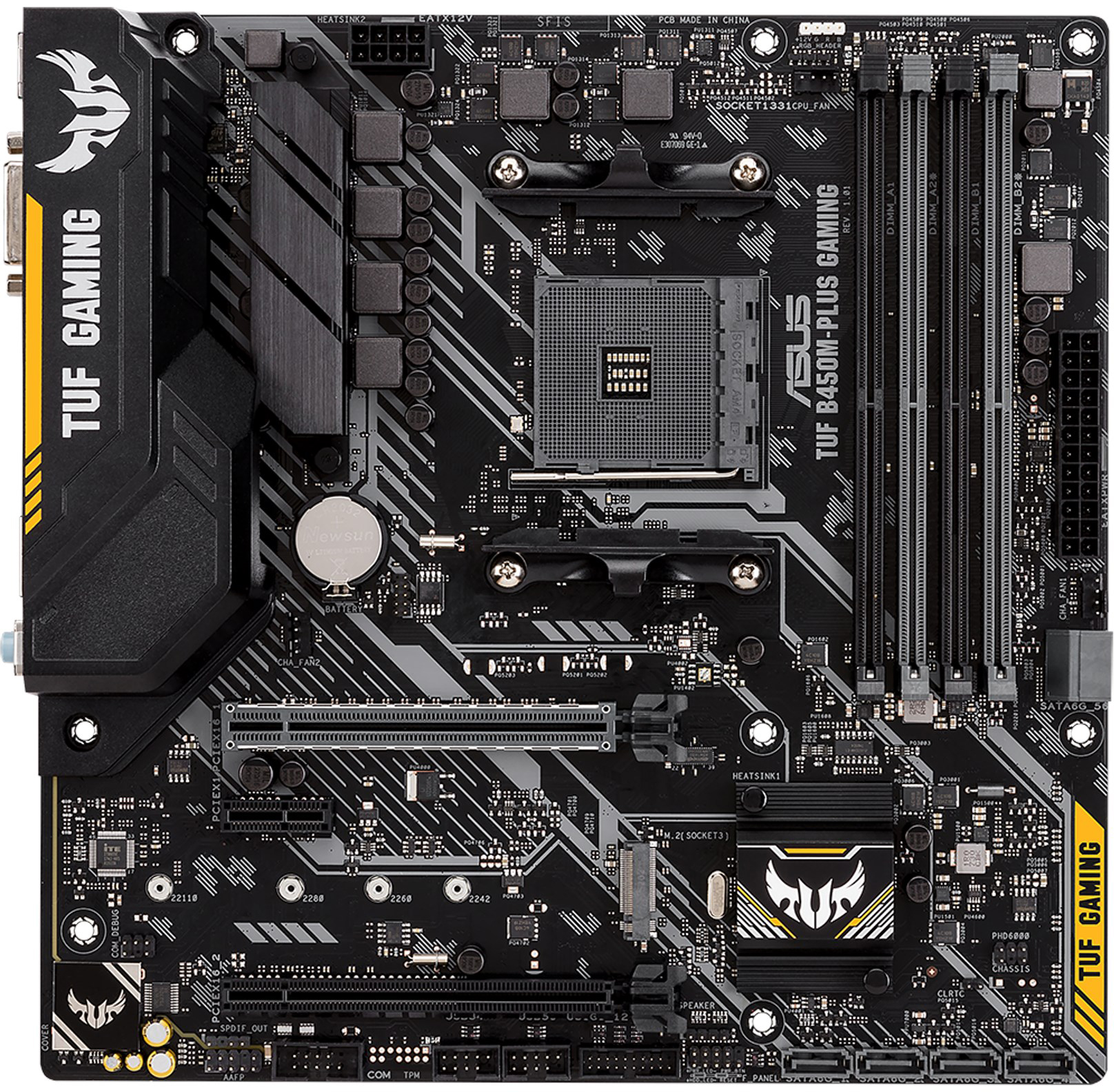 Asus Tuf B450m Plus Gaming Motherboard Specifications On Motherboarddb